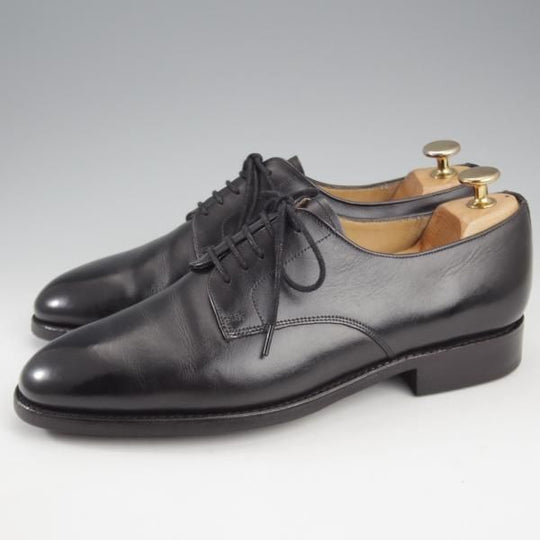 極上★ロイドフットウェア 6.5E【定価￥47,300-★ダイナイトソール仕様/(英)BARKER製】Vシリーズ/プレーントゥ/黒/メンズ/バーカー★k738