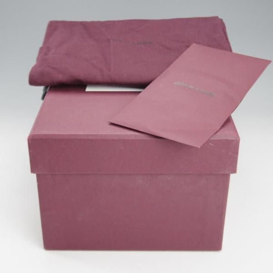 極美品★ジョンロブ 7.5E【★リース/LEITH/8695ラスト/TENSILE】Vフロント/プレーントゥ/スエード/濃茶/メンズ/JOHN LOBB★k741