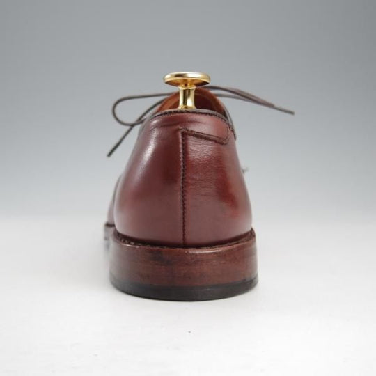 美品★(米)アレンエドモンズ 8D【定価8.5万円程度★Boulevard/パンチドキャップトゥ】カーフ/茶/メンズ/ALLEN EDMONDS★k742