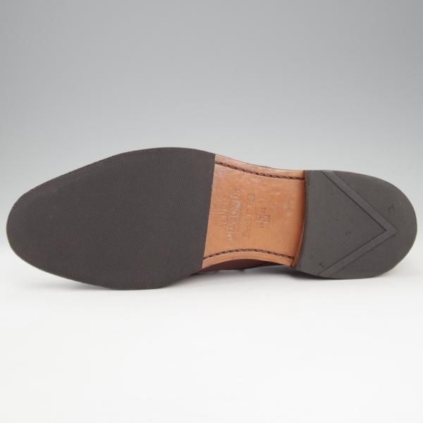 美品★(米)アレンエドモンズ 8D【定価8.5万円程度★Boulevard/パンチドキャップトゥ】カーフ/茶/メンズ/ALLEN EDMONDS★k742