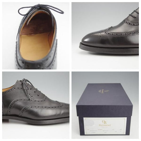 ★Oriental/オリエンタル SIZE 8【★REDMAYNE/レッドメイン/フルブローグ】1220ラスト/ボックスカーフ/黒/メンズ★k745