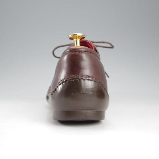 美品★(伊)シルヴァノ・ラッタンジ SIZE 7.5【高額★クロコ×カーフ/ISOWA/レザースニーカー】濃茶/メンズ/Silvano Lattanzi★k746