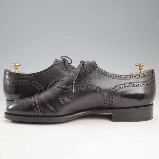 極上★Oriental/オリエンタル SIZE 8【★REDFORD/レッドフォード/セミブローグ】1220ラスト/ボックスカーフ/黒/メンズ★k747