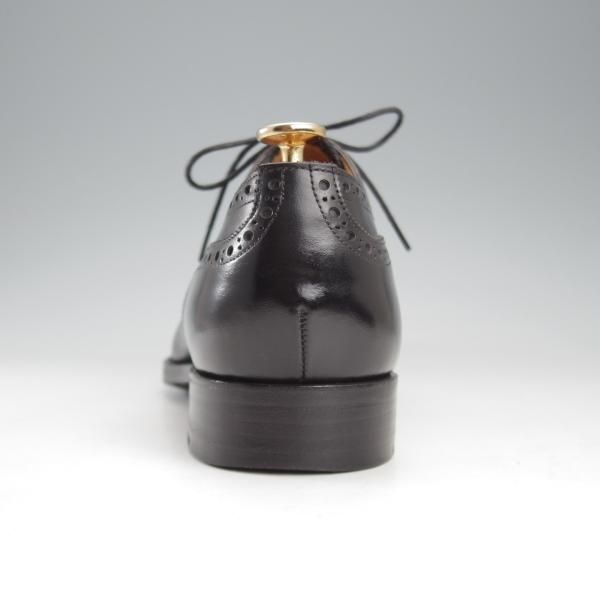 極上★Oriental/オリエンタル SIZE 8【★REDFORD/レッドフォード/セミブローグ】1220ラスト/ボックスカーフ/黒/メンズ★k747