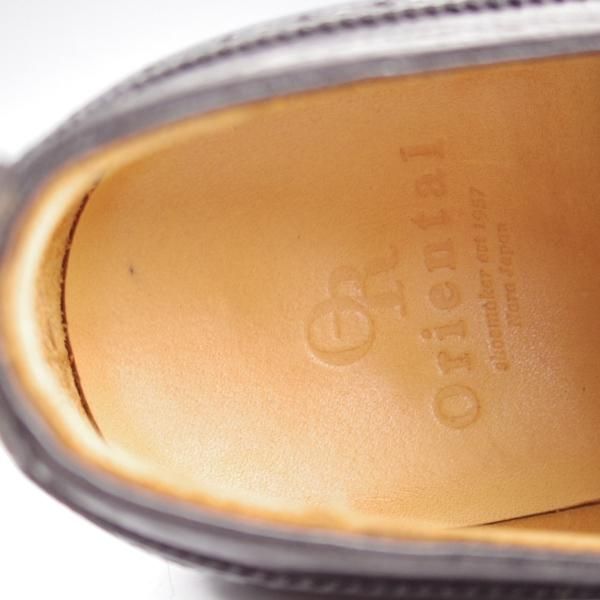 極上★Oriental/オリエンタル SIZE 8【★REDFORD/レッドフォード/セミブローグ】1220ラスト/ボックスカーフ/黒/メンズ★k747