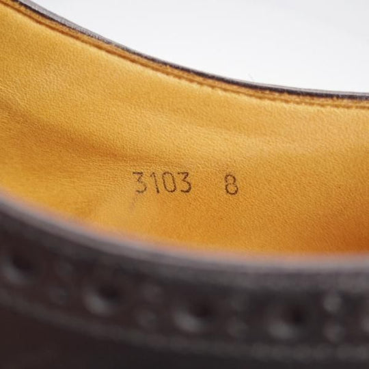 極上★Oriental/オリエンタル SIZE 8【★REDFORD/レッドフォード/セミブローグ】1220ラスト/ボックスカーフ/黒/メンズ★k747