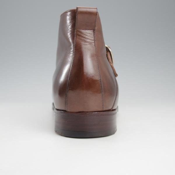 極美品★(伊)パオロ・ラッタンジ SIZE 6.5【定価￥139,650-★ハンドソーンウェルテッド製法/純正ツリー付き】HIBIYA/ブーツ/濃茶★k748