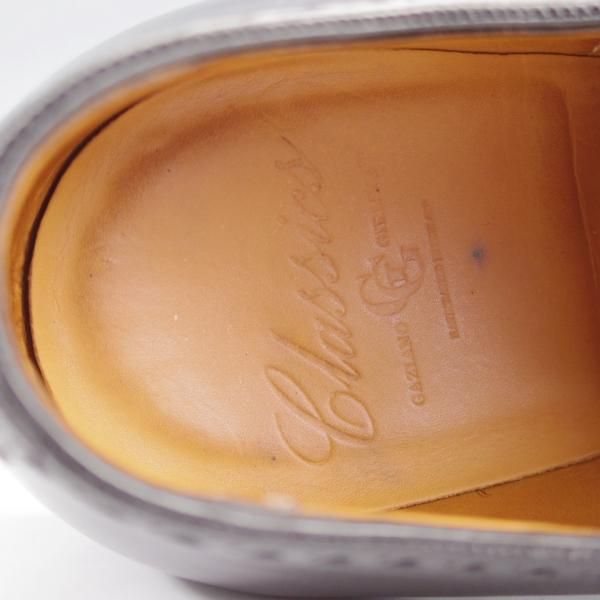 ★(英)ガジアーノ&ガーリング 8.5EX【貴重★クラシックコレクション/BADER/S45ラスト】セミブローグ/カーフ/黒/GAZIANO&GIRLING★k749