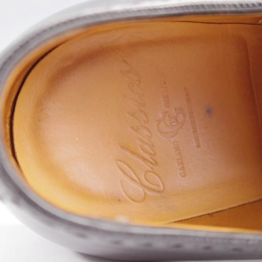 ★(英)ガジアーノ&ガーリング 8.5EX【貴重★クラシックコレクション/BADER/S45ラスト】セミブローグ/カーフ/黒/GAZIANO&GIRLING★k749