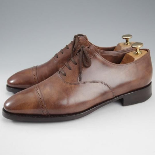 極上★ジョンロブ 7E【定価￥294,800-★Philip2/フィリップ2/ミュージアムカーフ】7000ラスト/パリジャンブラウン/茶/JOHN LOBB★k751