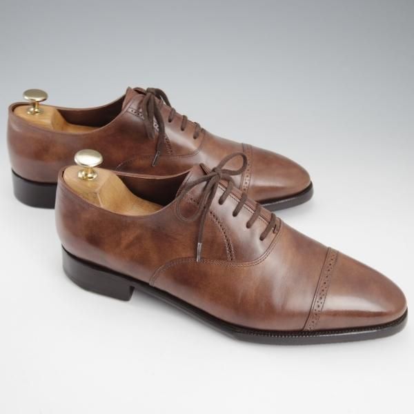 極上★ジョンロブ 7E【定価￥294,800-★Philip2/フィリップ2/ミュージアムカーフ】7000ラスト/パリジャンブラウン/茶/JOHN LOBB★k751