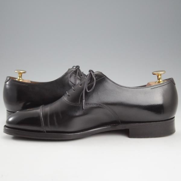 ジョンロブ　JOHN LOBB （6.5） 革靴　デッキシューズ　スウェード　黒 ジョンロブ 6.5D【8695ラストのシティ/CITY/シティ/黒】 | 高級