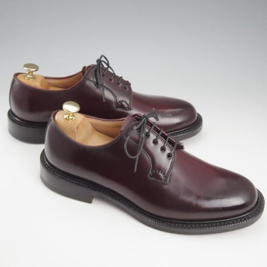 未使用★チャーチ 70F/UK7【貴重★コードバン仕様/SHANNON/シャノン】103ラスト/プレーントゥ/CRUP/赤茶/メンズ/Church's★k753