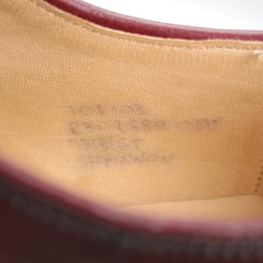 未使用★チャーチ 70F/UK7【貴重★コードバン仕様/SHANNON/シャノン】103ラスト/プレーントゥ/CRUP/赤茶/メンズ/Church's★k753