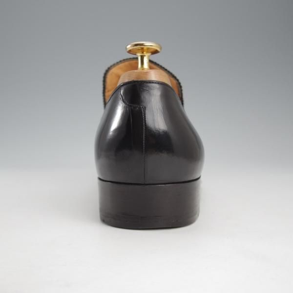 美品★(伊)アルティオリ SIZE 8【定価15万円以上★センターエラステック/黒】ローファー/スリッポン/カンガルー革/メンズ/ARTIOLI★k760