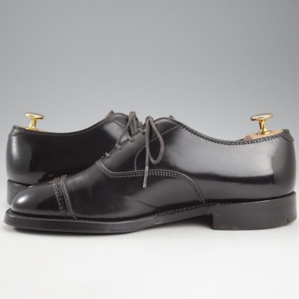 極上★オールデン 6.5D【現行定価20万円以上★コードバン仕様/ハンプトンラスト】9016/パンチドキャップトゥ/黒/メンズ/ALDEN★k762