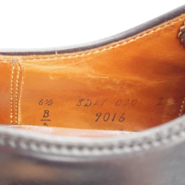 極上★オールデン 6.5D【現行定価20万円以上★コードバン仕様/ハンプトンラスト】9016/パンチドキャップトゥ/黒/メンズ/ALDEN★k762