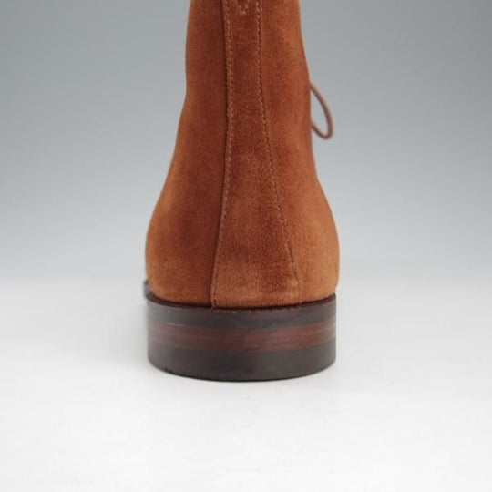 美品★クロケット&ジョーンズ 7.5D【ハンドグレードライン★CITYソール/CAMBERLEY】チャッカブーツ/スエード/茶/Crockett&Jones★k763