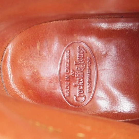 美品★クロケット&ジョーンズ 7.5D【ハンドグレードライン★CITYソール/CAMBERLEY】チャッカブーツ/スエード/茶/Crockett&Jones★k763