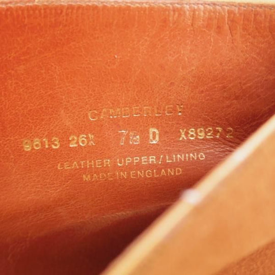 美品★クロケット&ジョーンズ 7.5D【ハンドグレードライン★CITYソール/CAMBERLEY】チャッカブーツ/スエード/茶/Crockett&Jones★k763