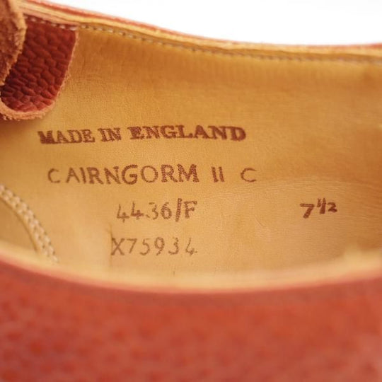 極美品★(英)チーニー 7.5F【定価￥93,500-★ケンゴン/CAIRNGORM 2C/ヴェルトショーン製法】ストレートチップ/赤茶/メンズ/CHEANEY★k764