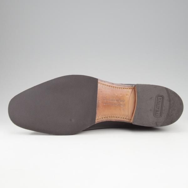 美品★チャーチ 75F/UK7.5【旧チャーチ★73ラスト/コンサル同仕様/BALMORAL】ブックバインダーカーフ/ストレートチップ/黒/Church's★k765