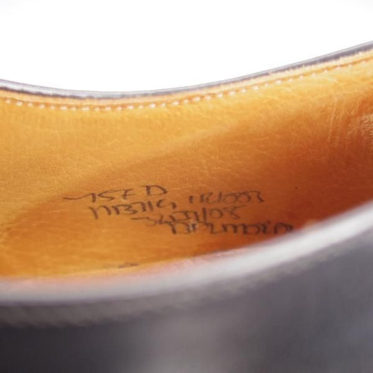 美品★チャーチ 75F/UK7.5【旧チャーチ★73ラスト/コンサル同仕様/BALMORAL】ブックバインダーカーフ/ストレートチップ/黒/Church's★k765