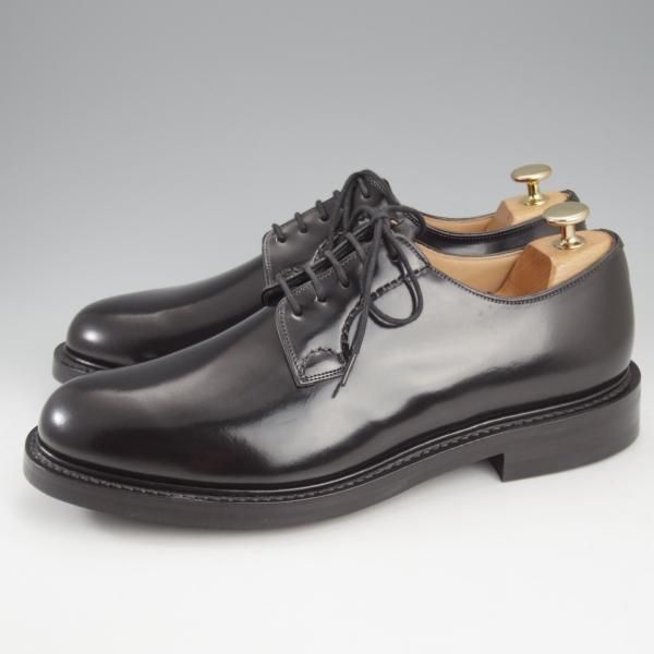 未使用★チャーチ 85F/UK8.5【定価￥181,500-★ダイナイトソール仕様/SHANNON R】シャノン/103ラスト/プレーントゥ/黒/Church's★k766