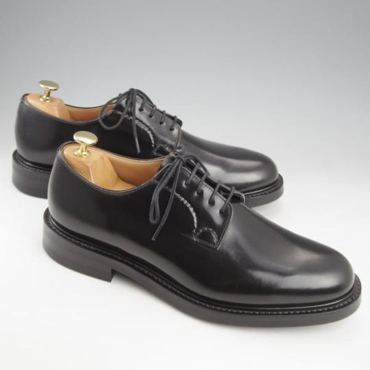 未使用★チャーチ 85F/UK8.5【定価￥181,500-★ダイナイトソール仕様/SHANNON R】シャノン/103ラスト/プレーントゥ/黒/Church's★k766