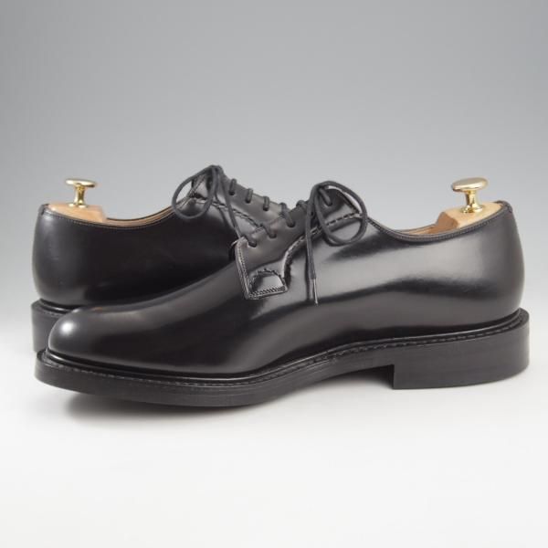 未使用★チャーチ 85F/UK8.5【定価￥181,500-★ダイナイトソール仕様/SHANNON R】シャノン/103ラスト/プレーントゥ/黒/Church's★k766