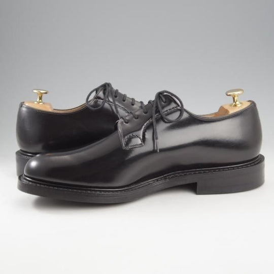 未使用★チャーチ 85F/UK8.5【定価￥181,500-★ダイナイトソール仕様/SHANNON R】シャノン/103ラスト/プレーントゥ/黒/Church's★k766