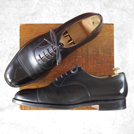 極上★チャーチ 90G/UK9【現行定価￥176,000-★CONSUL/コンサル/100ラスト】ストレートチップ/カーフ/黒/メンズ/Church's★k768