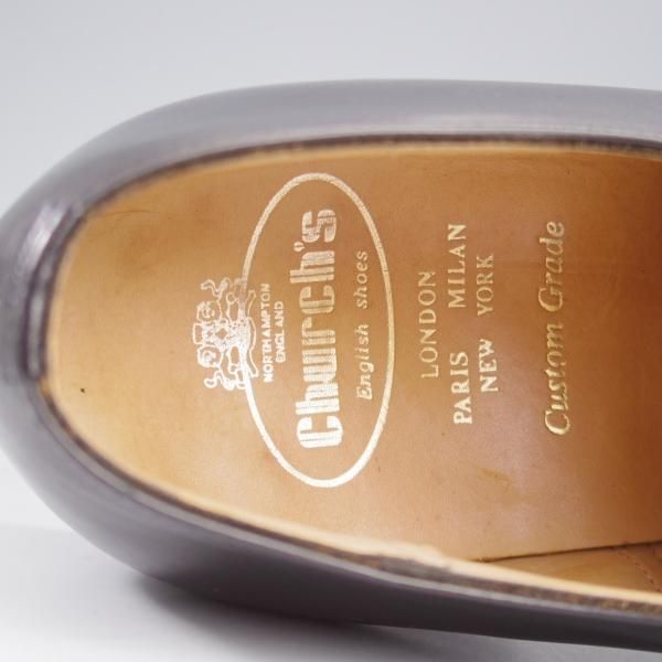 極上★チャーチ 90G/UK9【現行定価￥176,000-★CONSUL/コンサル/100ラスト】ストレートチップ/カーフ/黒/メンズ/Church's★k768