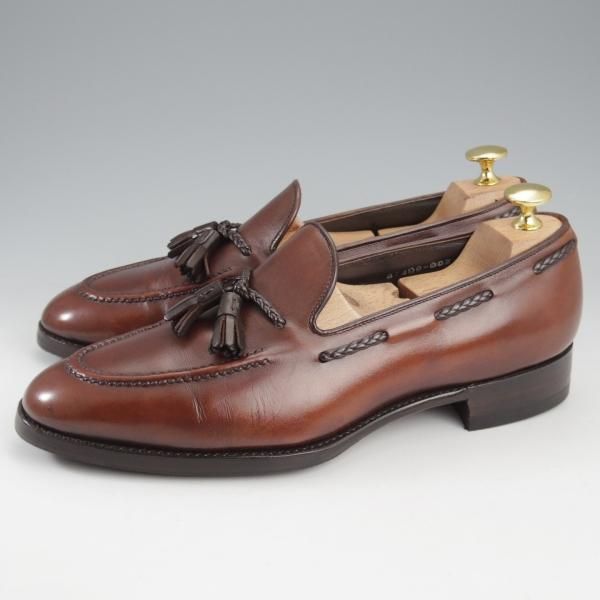 三陽山長 SIZE 6.5【鹿三郎/タッセルローファー/濃茶】 | 高級