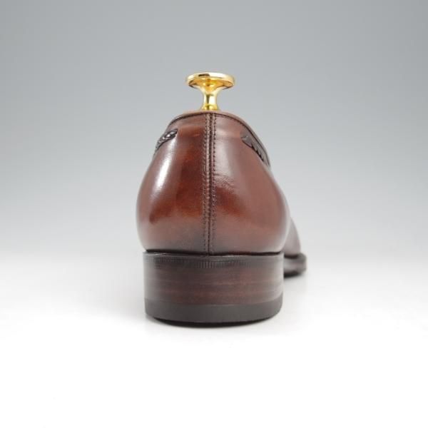 三陽山長 SIZE 6.5【鹿三郎/タッセルローファー/濃茶】 | 高級