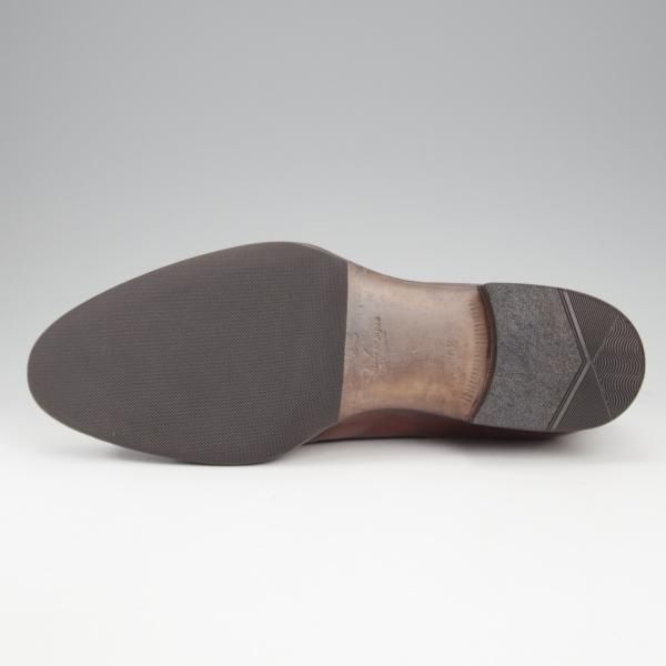極上★三陽山長 SIZE 6.5【現行定価￥94,600-★鹿三郎/タッセルローファー】R2010ラスト/カーフ/濃茶/ROKUSABURO/Sanyo Yamacho★k769