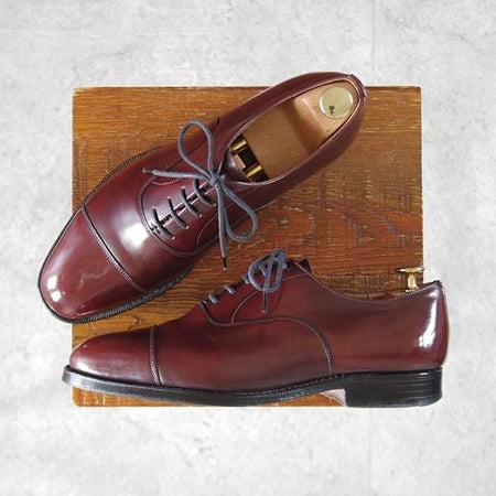 極上★チャーチ 60F/UK6【旧チャーチ★CONSUL/コンサル/73ラスト】ブックバインダーカーフ/ストレートチップ/赤茶/Church's★k770