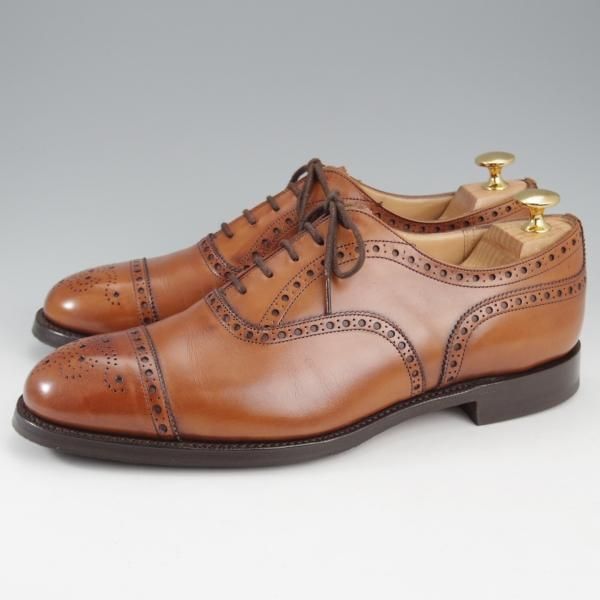 極上★チャーチ 70F/UK7【定価￥176,000-★ディプロマット/DIPLOMAT】173ラスト/セミブローグ/ネバダカーフ/茶/メンズ/Church's★k773