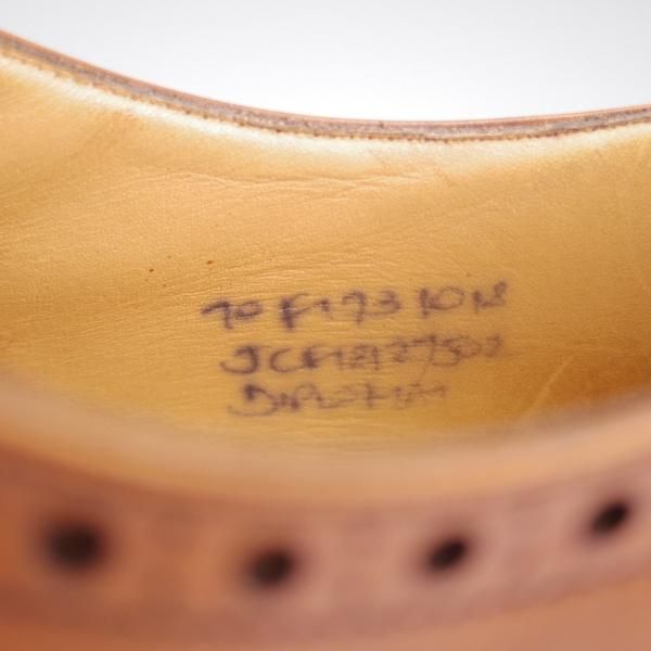 極上★チャーチ 70F/UK7【定価￥176,000-★ディプロマット/DIPLOMAT】173ラスト/セミブローグ/ネバダカーフ/茶/メンズ/Church's★k773