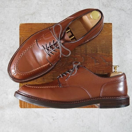 極上★オールデン 8.5D【現行定価13万円以上★NST/ノルウィージャンフロント/24240】バリーラスト/アルパインカーフ/茶/ALDEN★k774