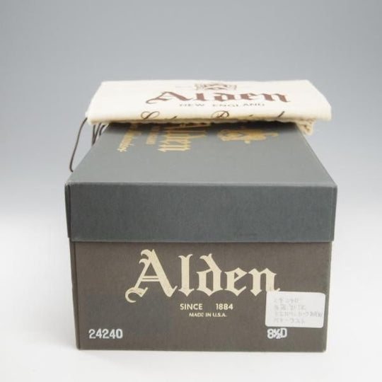 極上★オールデン 8.5D【現行定価13万円以上★NST/ノルウィージャンフロント/24240】バリーラスト/アルパインカーフ/茶/ALDEN★k774