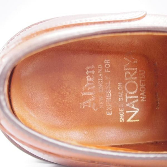 極上★オールデン 8.5D【現行定価13万円以上★NST/ノルウィージャンフロント/24240】バリーラスト/アルパインカーフ/茶/ALDEN★k774