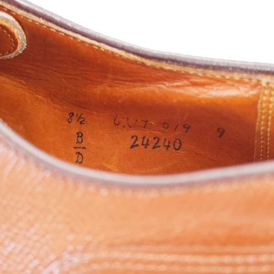 極上★オールデン 8.5D【現行定価13万円以上★NST/ノルウィージャンフロント/24240】バリーラスト/アルパインカーフ/茶/ALDEN★k774