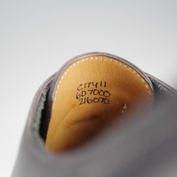 極上★ジョンロブ 6D【定価￥203,500-★CITY 2/シティ/7000ラスト】ストレートチップ/カーフ/黒/メンズ/JOHN LOBB★k778