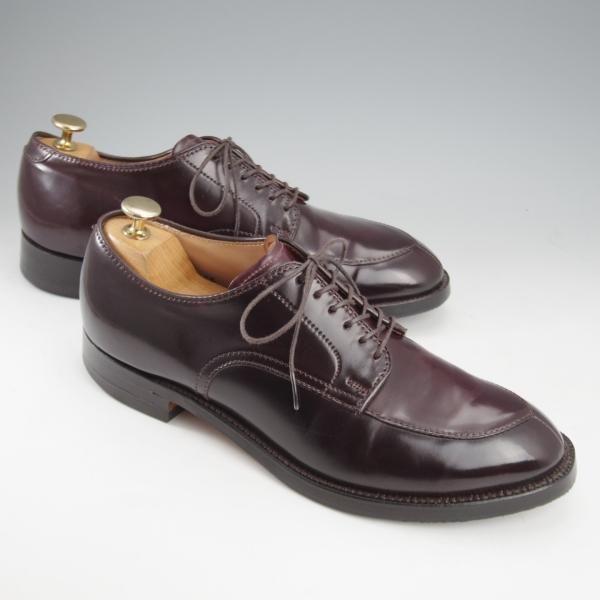 美品★オールデン 7.5D【定価￥182,600-★コードバン仕様/モディファイドラスト/54321】Vチップ/#8/バーガンディー/赤茶/ALDEN★k779