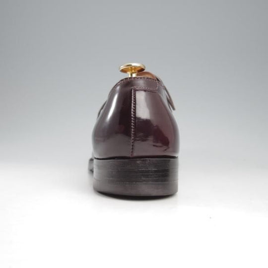 美品★オールデン 7.5D【定価￥182,600-★コードバン仕様/モディファイドラスト/54321】Vチップ/#8/バーガンディー/赤茶/ALDEN★k779