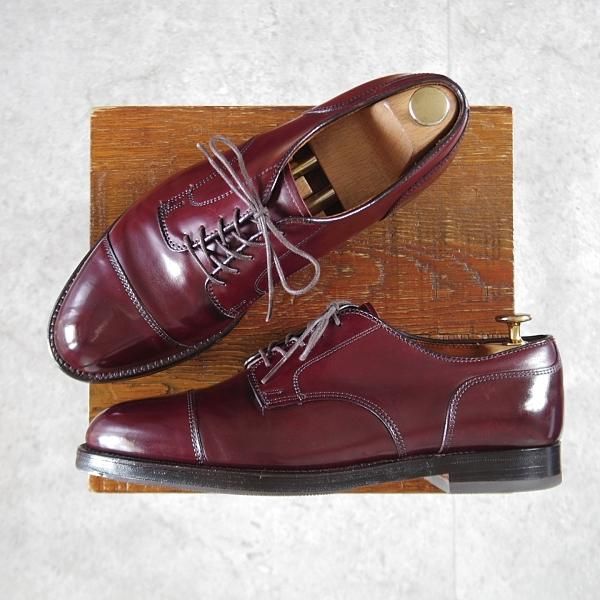 極上★オールデン 7.5E【現行定価18万円程度★コードバン仕様/2160/アバディーンラスト】ストレートチップ/赤茶/メンズ/ALDEN★k780