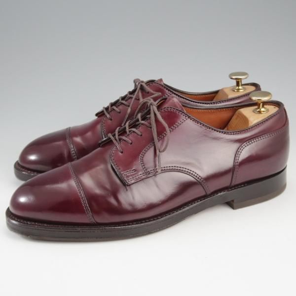 極上★オールデン 7.5E【現行定価18万円程度★コードバン仕様/2160/アバディーンラスト】ストレートチップ/赤茶/メンズ/ALDEN★k780