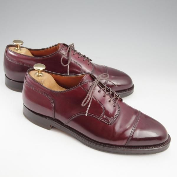 極上★オールデン 7.5E【現行定価18万円程度★コードバン仕様/2160/アバディーンラスト】ストレートチップ/赤茶/メンズ/ALDEN★k780