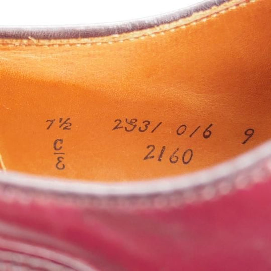 極上★オールデン 7.5E【現行定価18万円程度★コードバン仕様/2160/アバディーンラスト】ストレートチップ/赤茶/メンズ/ALDEN★k780